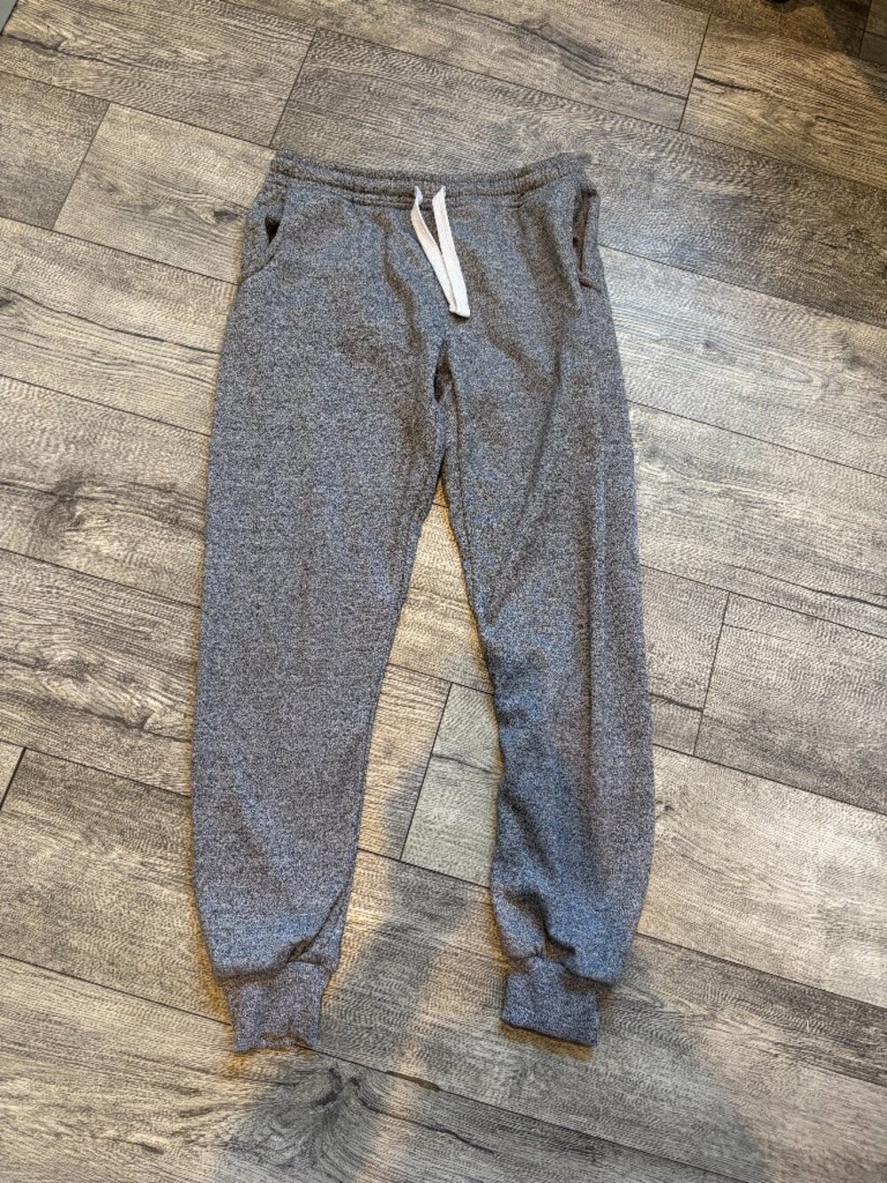 Streetwear Society Womens Large Grey Joggers Tight on Bottoms w/ Pockets